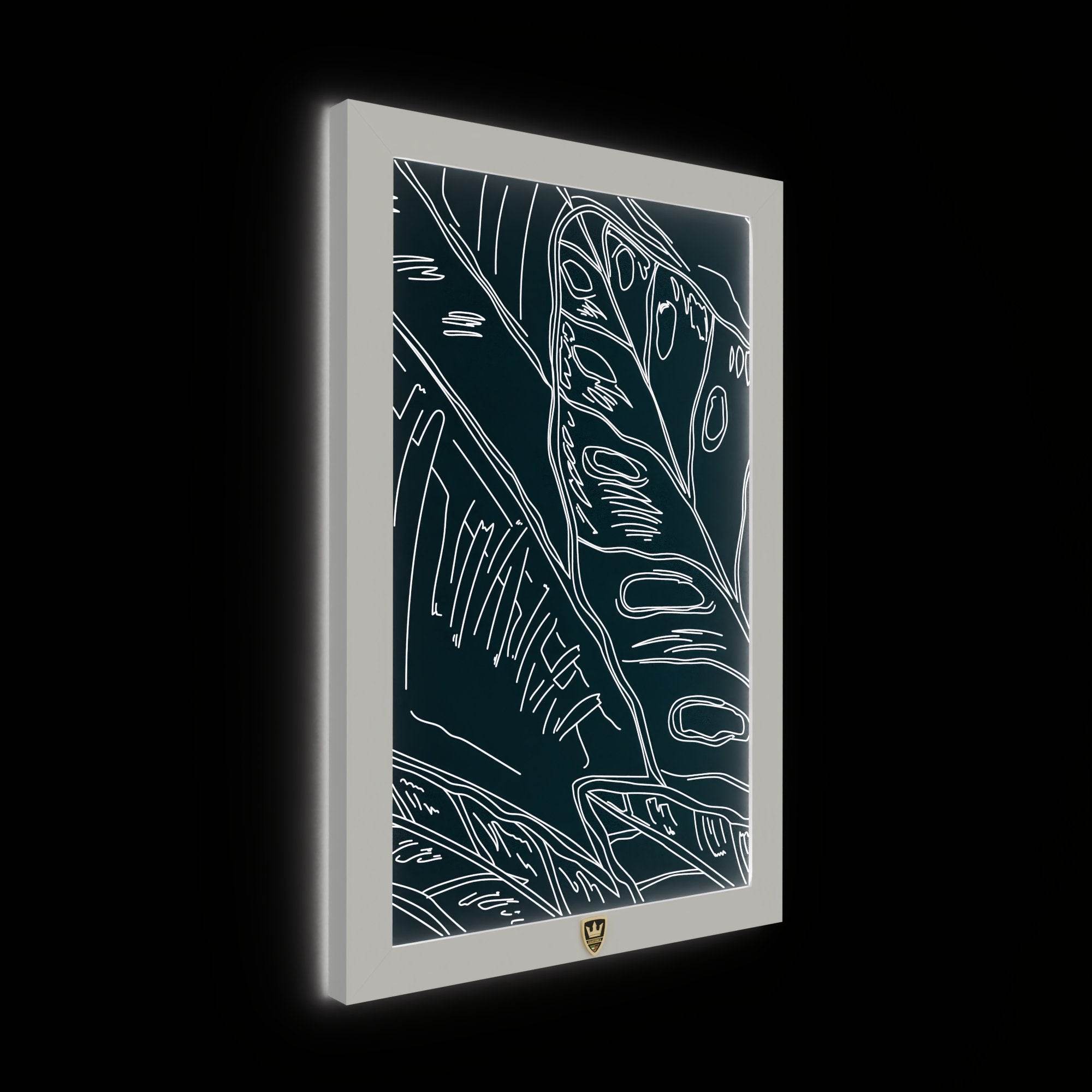 GIAVINCI: Blätter Wandbild – Erwecke die natürliche Schönheit der Natur zum Leben - GIAVINCI Premium Design-Lights