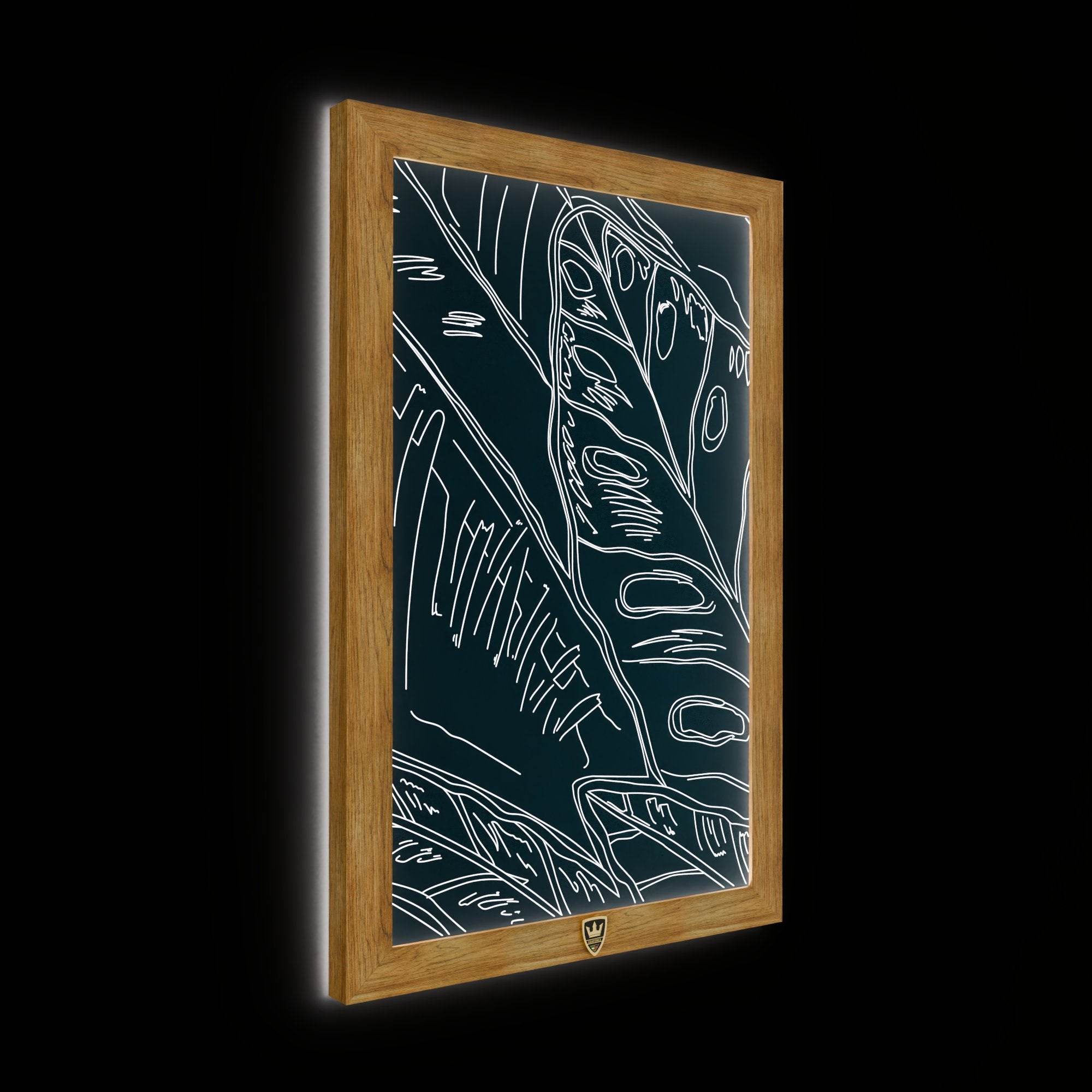 GIAVINCI: Blätter Wandbild – Erwecke die natürliche Schönheit der Natur zum Leben - GIAVINCI Premium Design-Lights