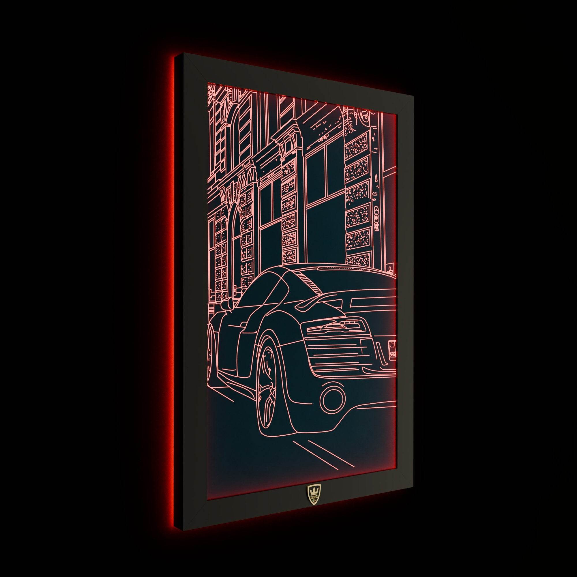 GIAVINCI: Audi R8 Wandbild – Erwecke die Kraft und Eleganz eines Sportwagens zum Leben - GIAVINCI Premium Design-Lights