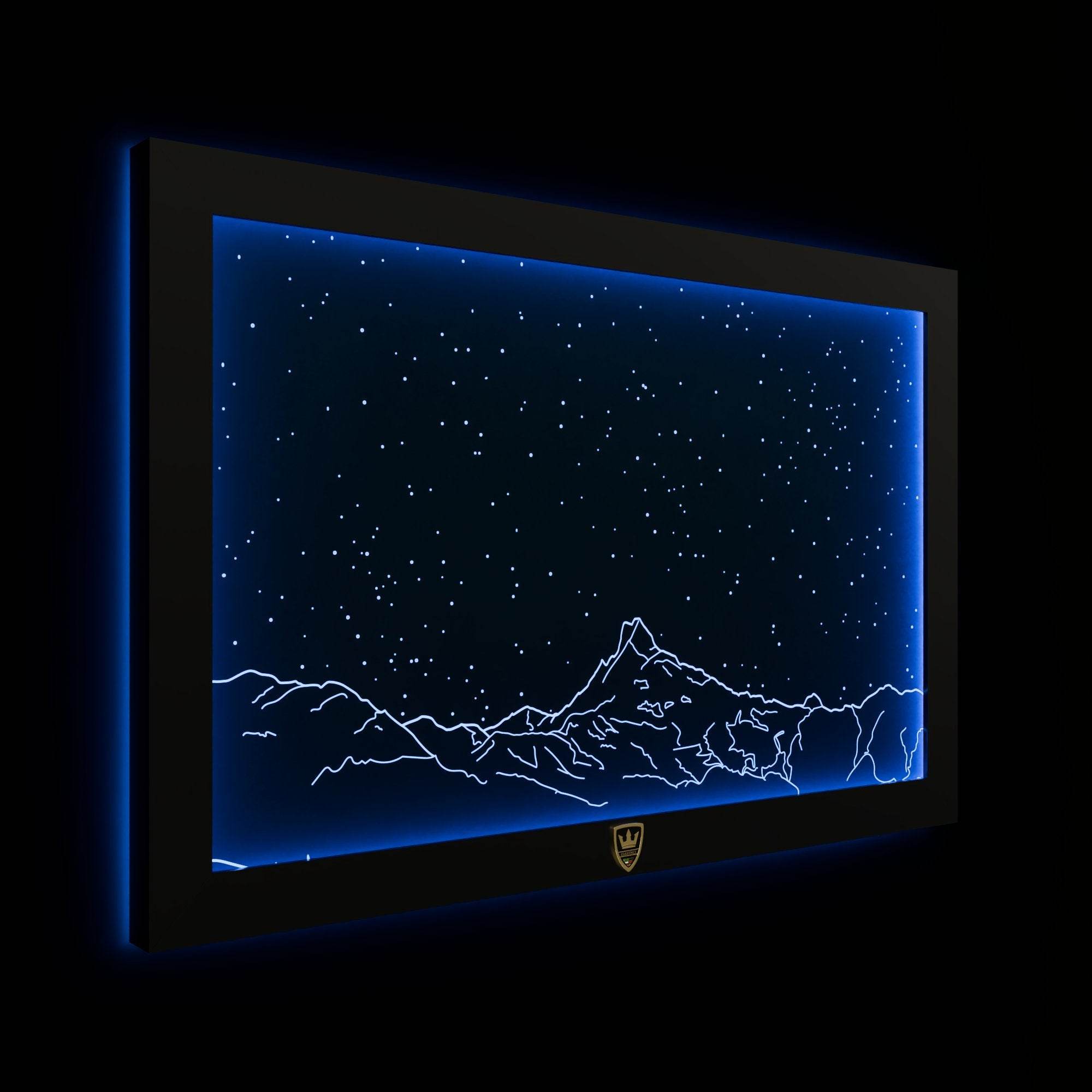 GIAVINCI: Matterhorn-Wandbild – Die majestätische Schönheit der Alpen für Ihr Zuhause - GIAVINCI Premium Design-Lights