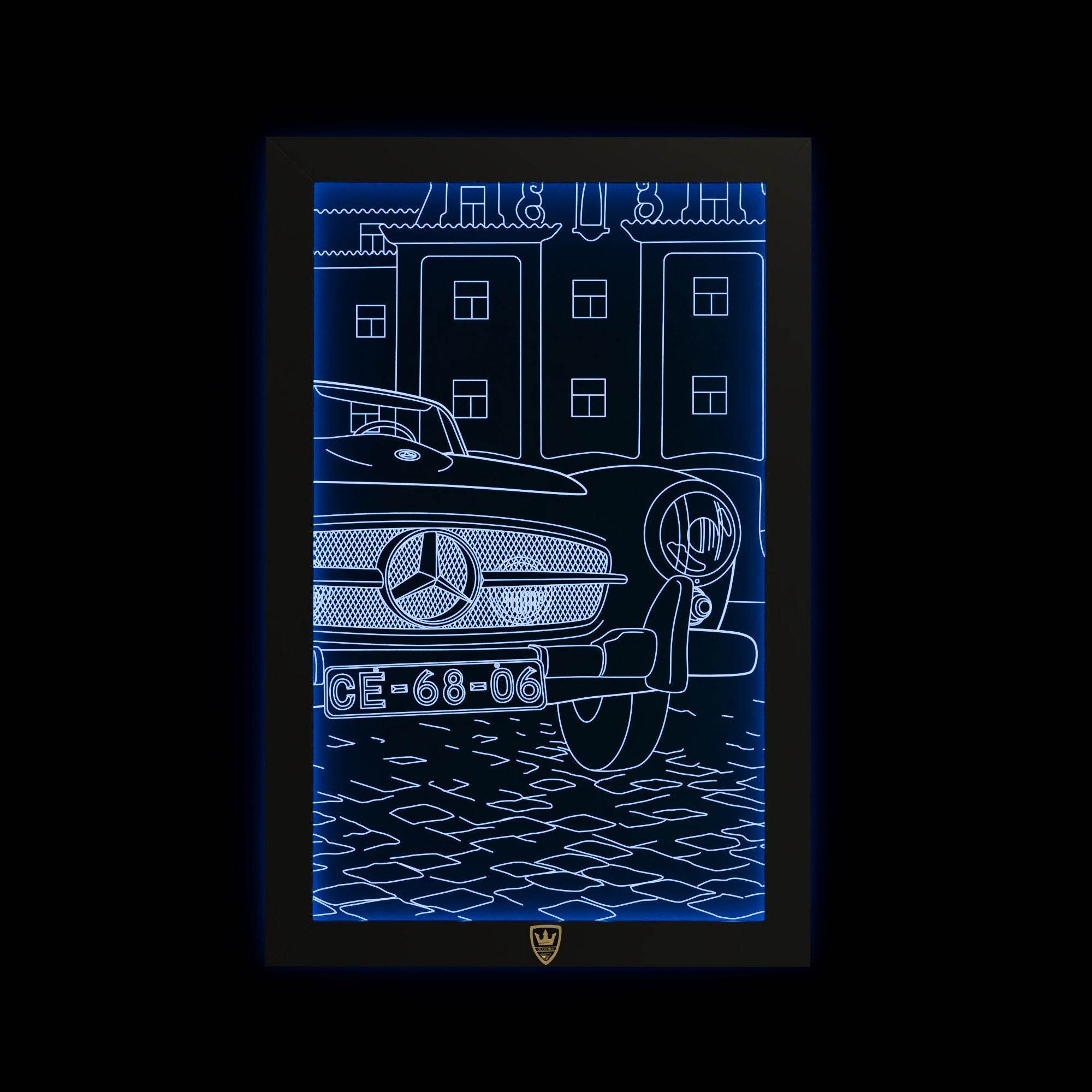 GIAVINCI: Oldtimer-Wandbild – Die zeitlose Eleganz klassischer Automobile für Ihr Zuhause - GIAVINCI Premium Design-Lights