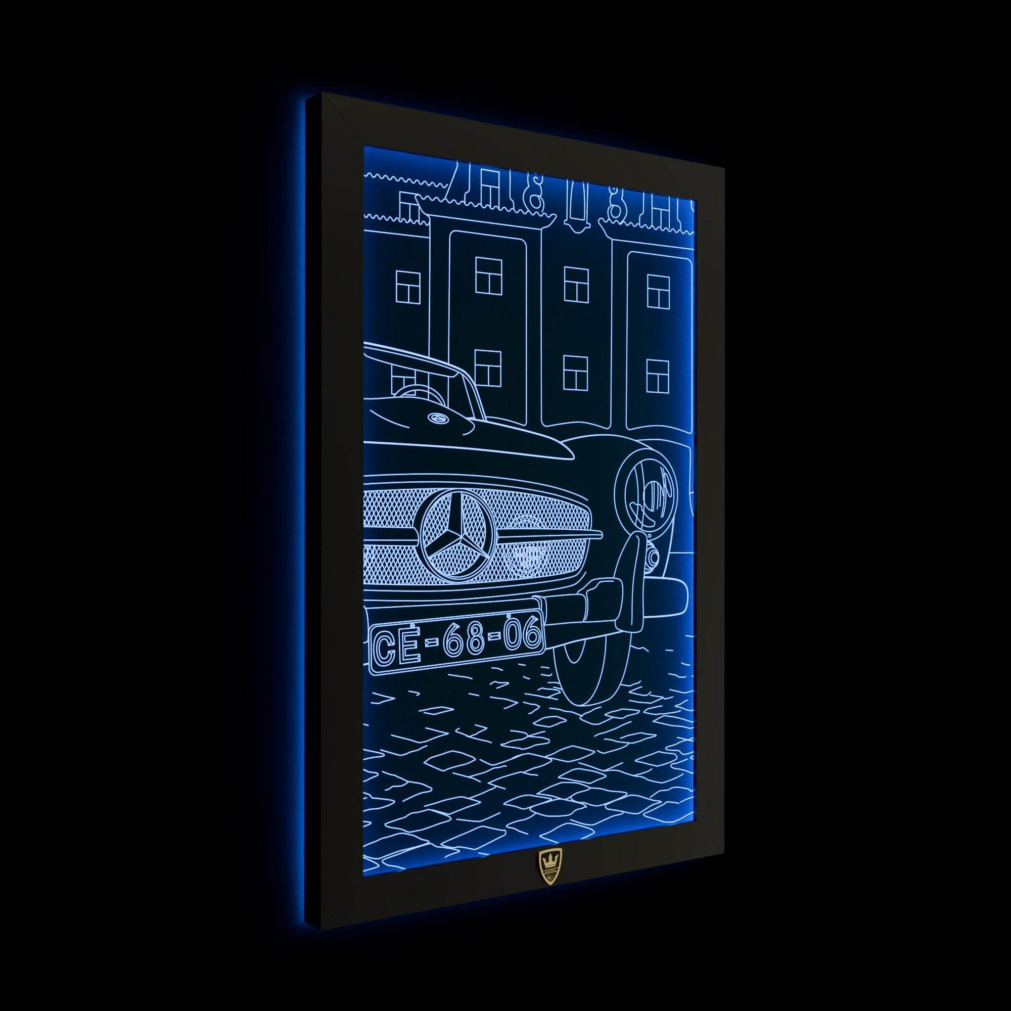 GIAVINCI: Oldtimer-Wandbild – Die zeitlose Eleganz klassischer Automobile für Ihr Zuhause - GIAVINCI Premium Design-Lights
