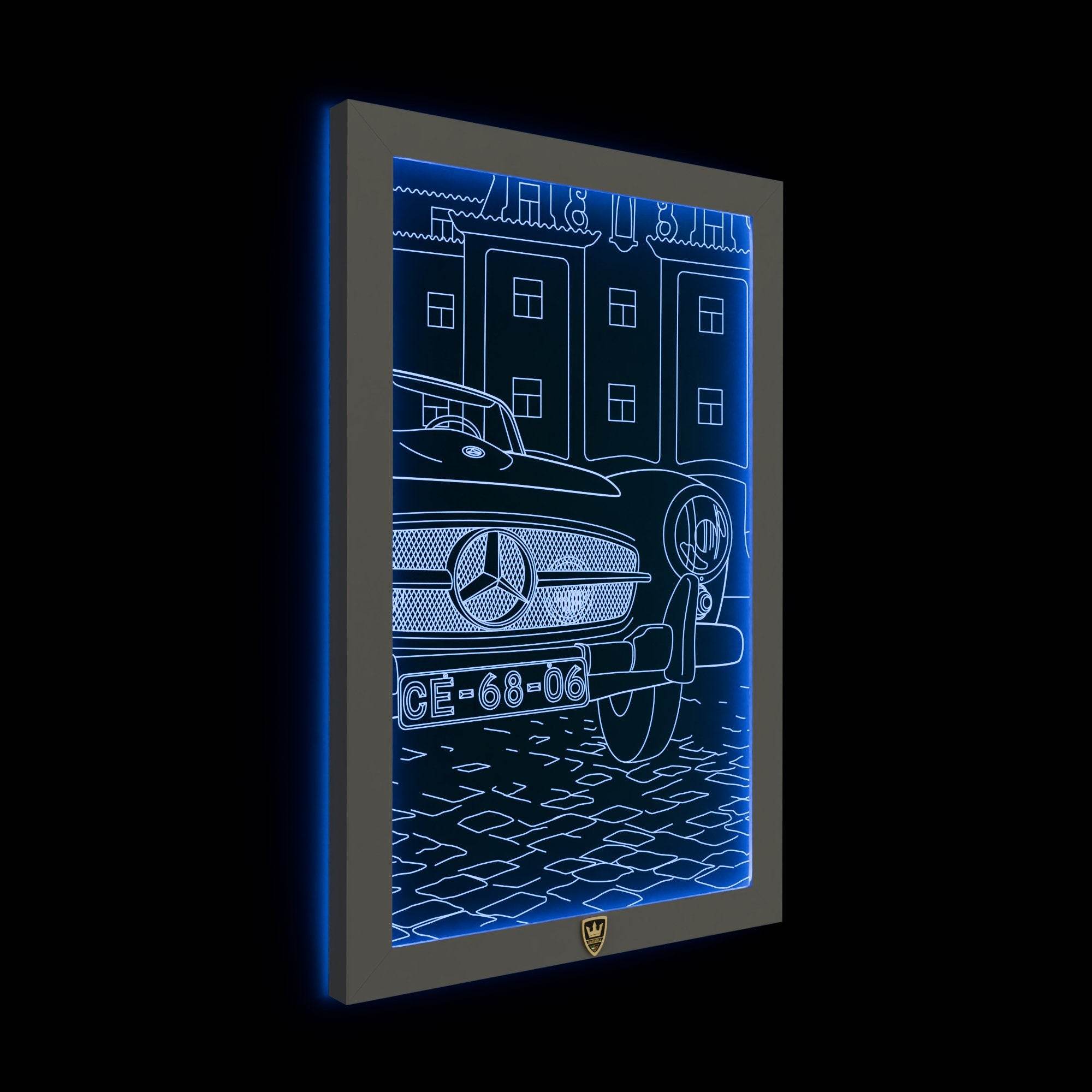 GIAVINCI: Oldtimer-Wandbild – Die zeitlose Eleganz klassischer Automobile für Ihr Zuhause - GIAVINCI Premium Design-Lights