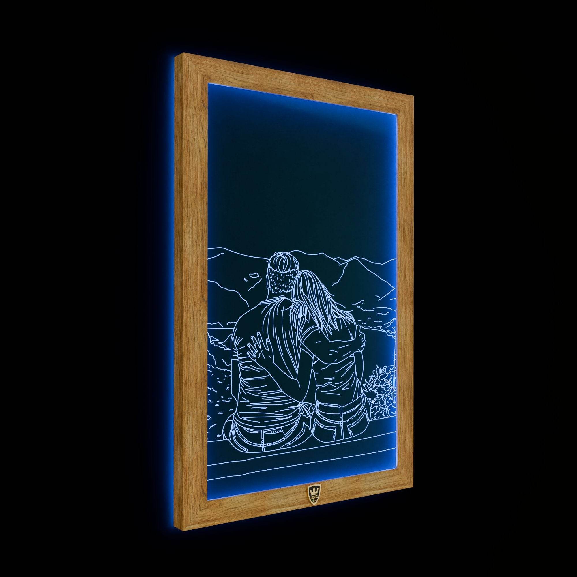 GIAVINCI: Pärchen auf dem Hügel – Die romantische Schönheit eines gemeinsamen Moments für Ihr Zuhause - GIAVINCI Premium Design-Lights