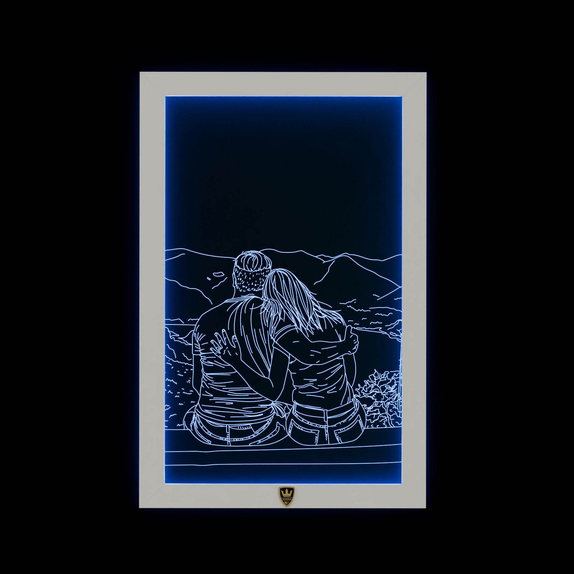 GIAVINCI: Pärchen auf dem Hügel – Die romantische Schönheit eines gemeinsamen Moments für Ihr Zuhause - GIAVINCI Premium Design-Lights