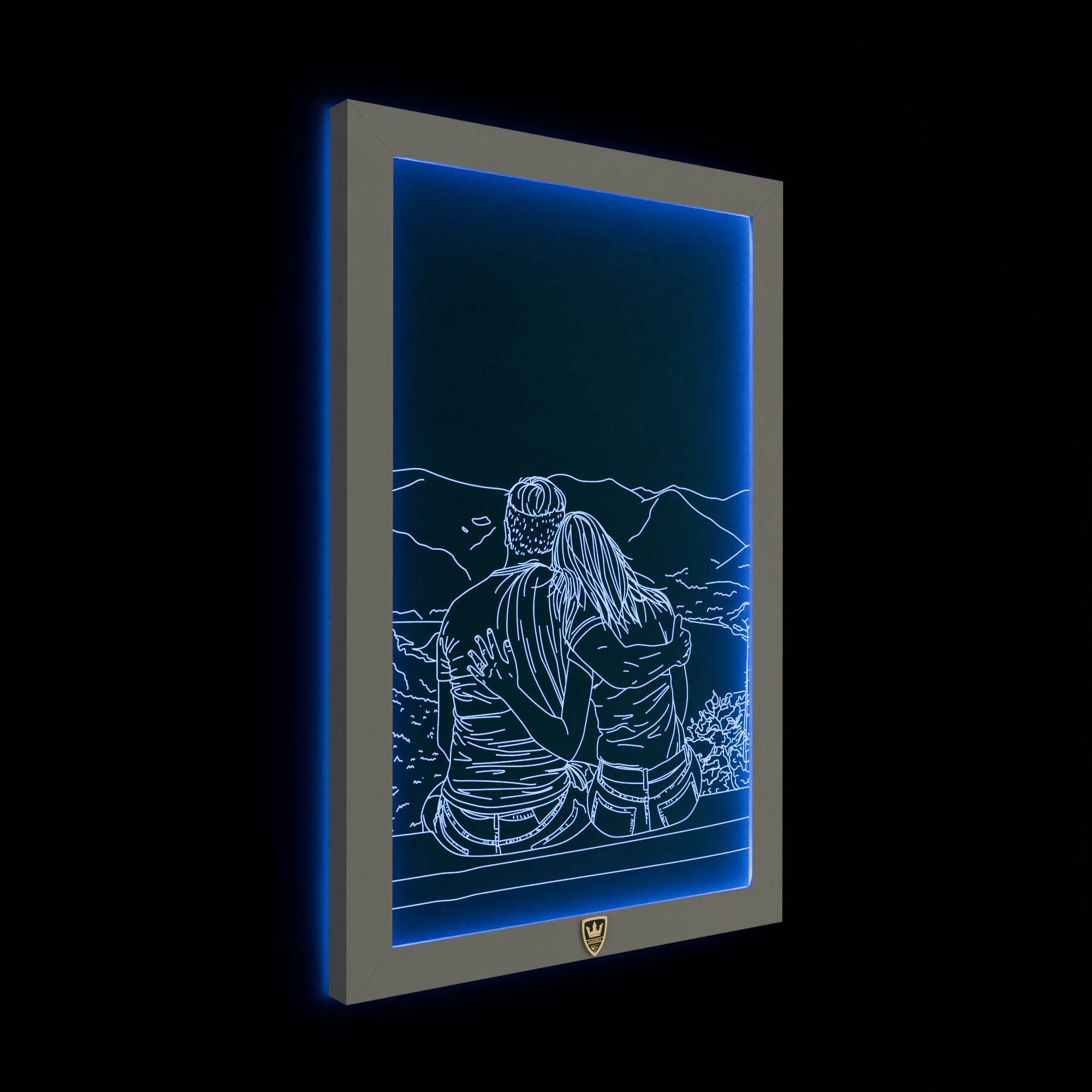 GIAVINCI: Pärchen auf dem Hügel – Die romantische Schönheit eines gemeinsamen Moments für Ihr Zuhause - GIAVINCI Premium Design-Lights