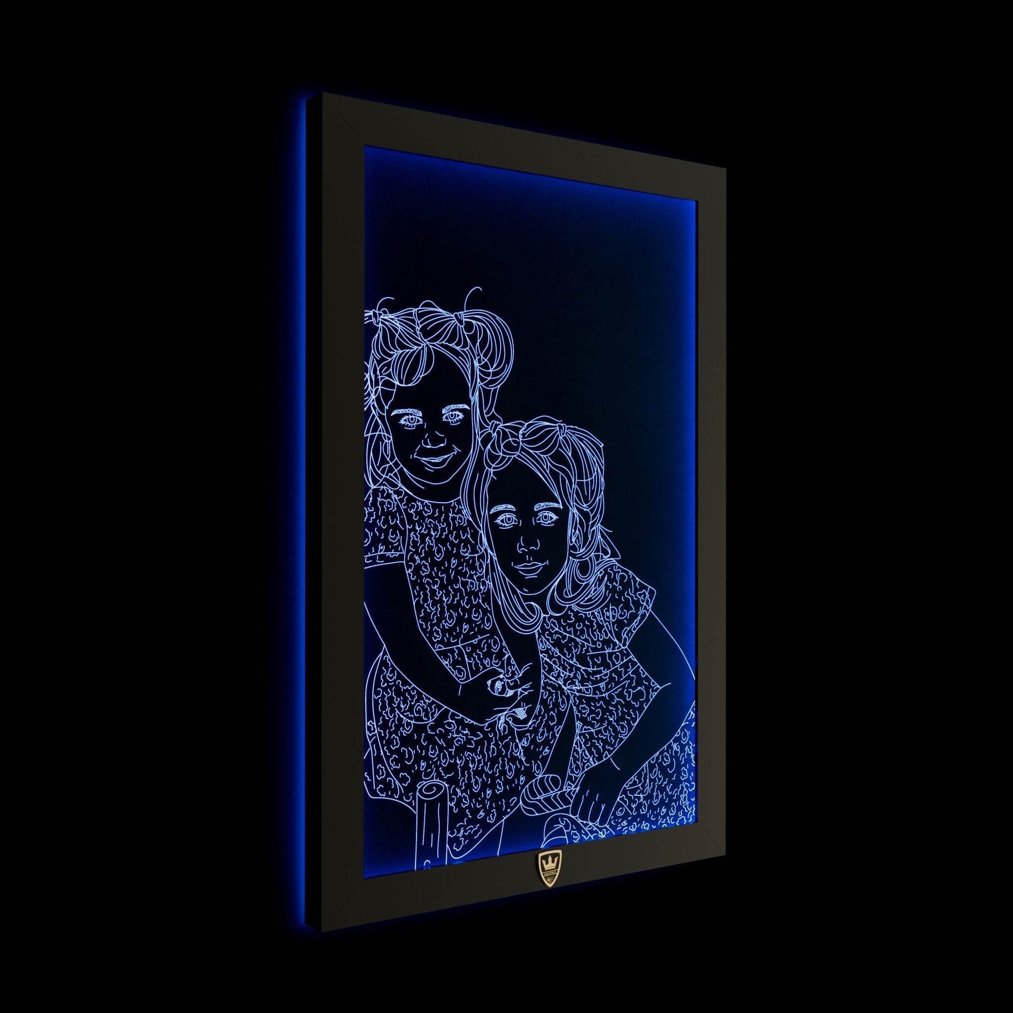 LED-Wandbild mit Wunschmotiv - GIAVINCI Premium Design-Lights