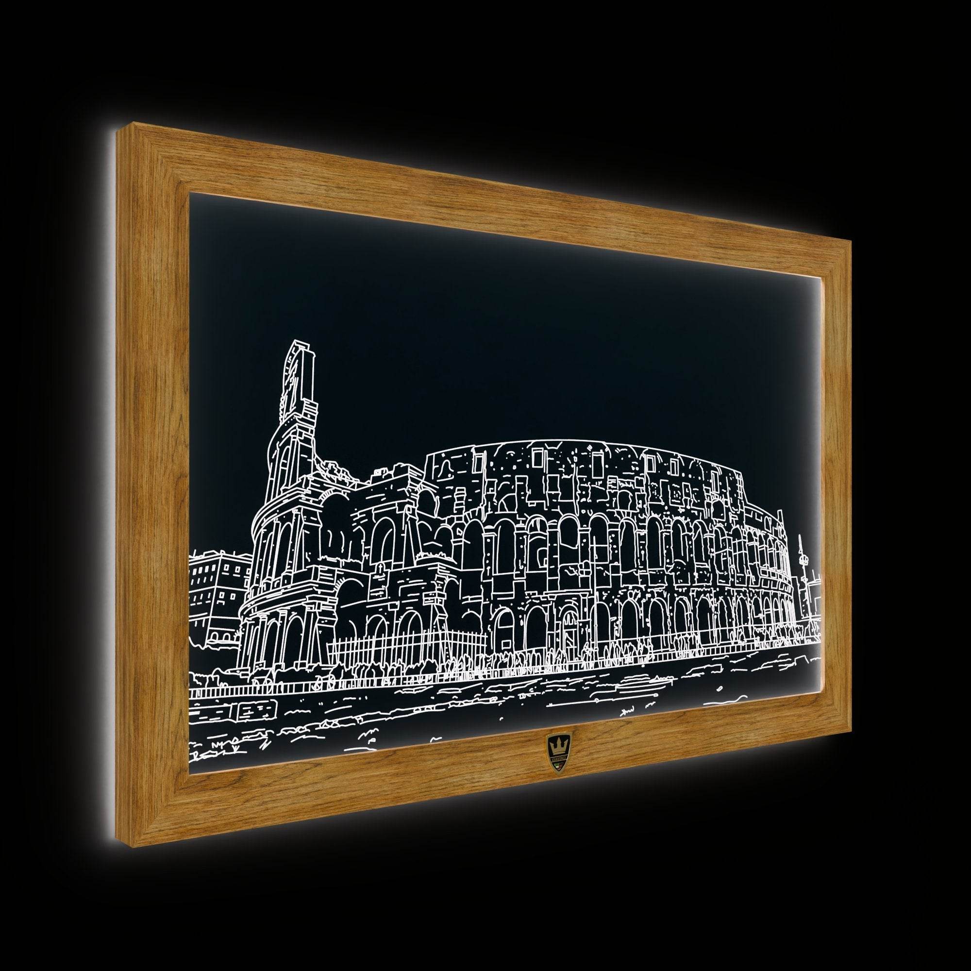 LED-Wandbild mit Wunschmotiv - GIAVINCI Premium Design-Lights