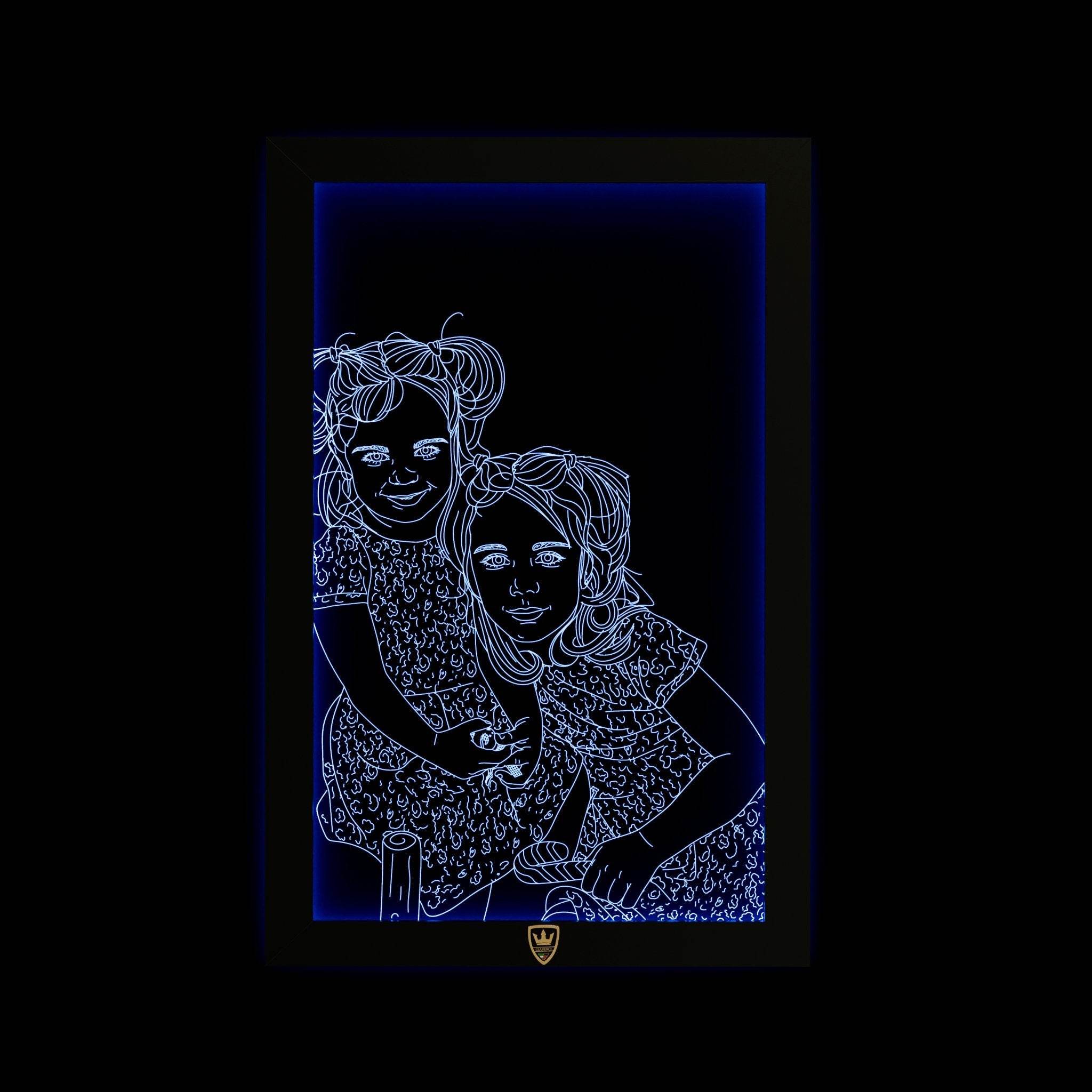 LED-Wandbild mit Wunschmotiv - GIAVINCI Premium Design-Lights