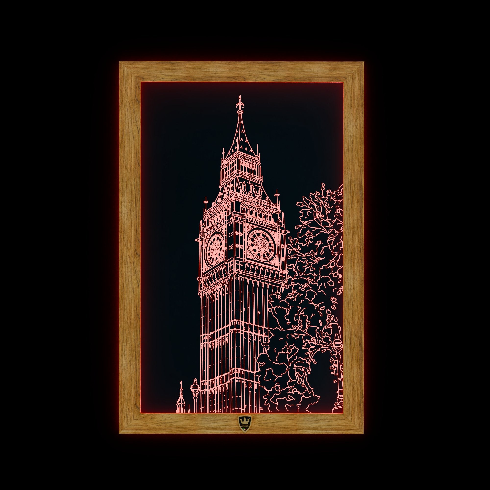 GIAVINCI: Big Ben Wandbild – Erwecke die majestätische Ikone Londons zum Leben - GIAVINCI Premium Design-Lights