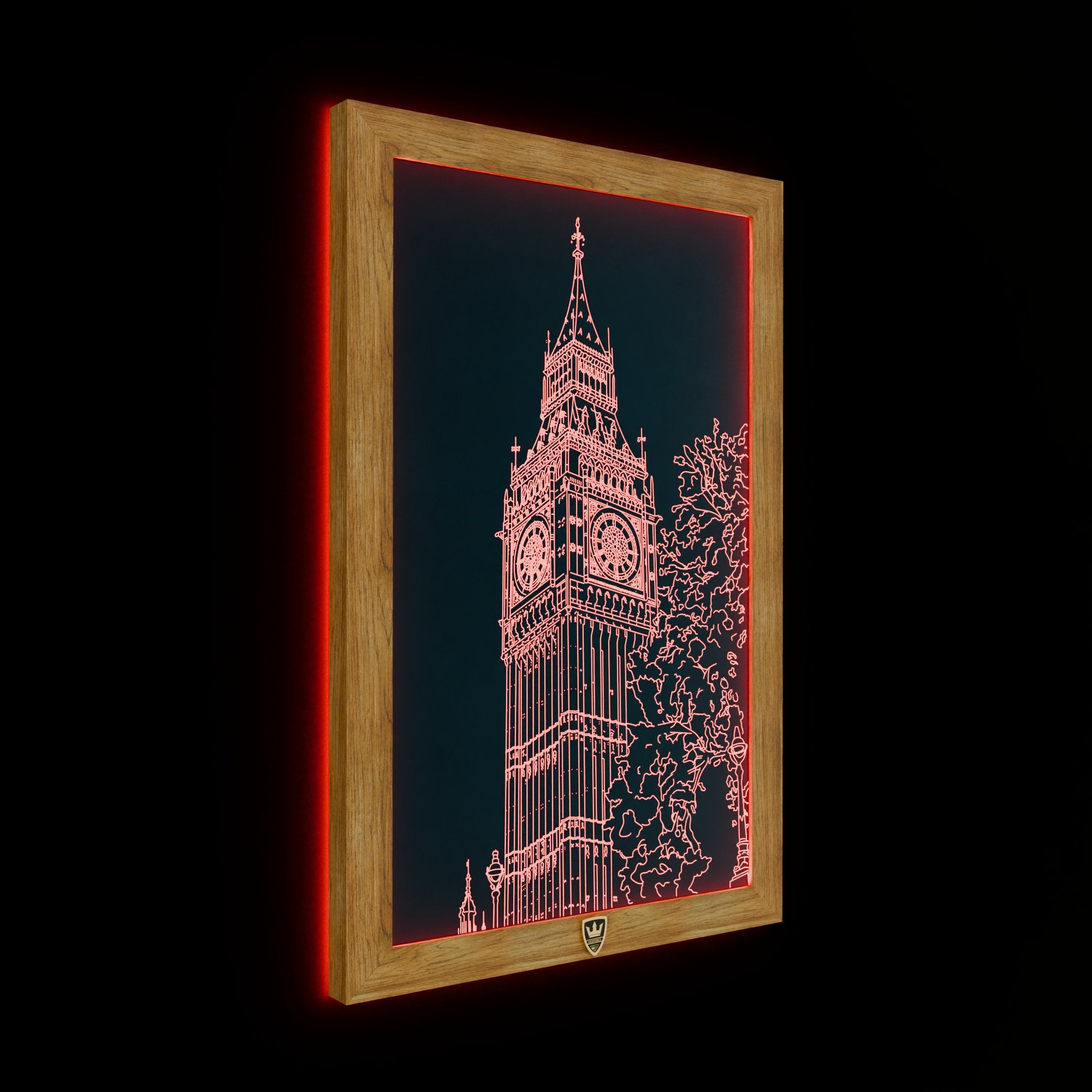 GIAVINCI: Big Ben Wandbild – Erwecke die majestätische Ikone Londons zum Leben - GIAVINCI Premium Design-Lights