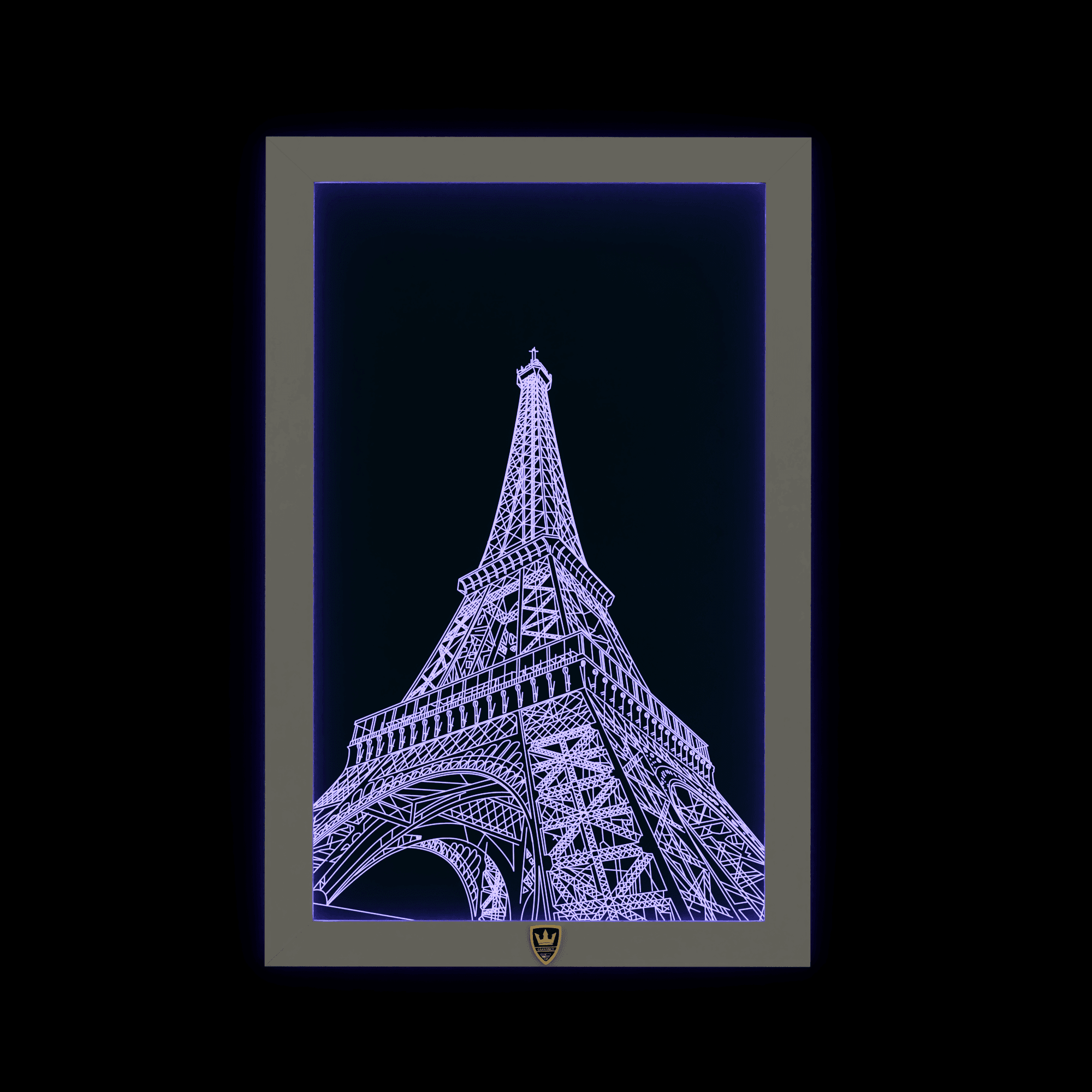 GIAVINCI: Eiffelturm Paris Wandbild – Erwecke die Magie der Stadt der Liebe zum Leben - GIAVINCI Premium Design-Lights