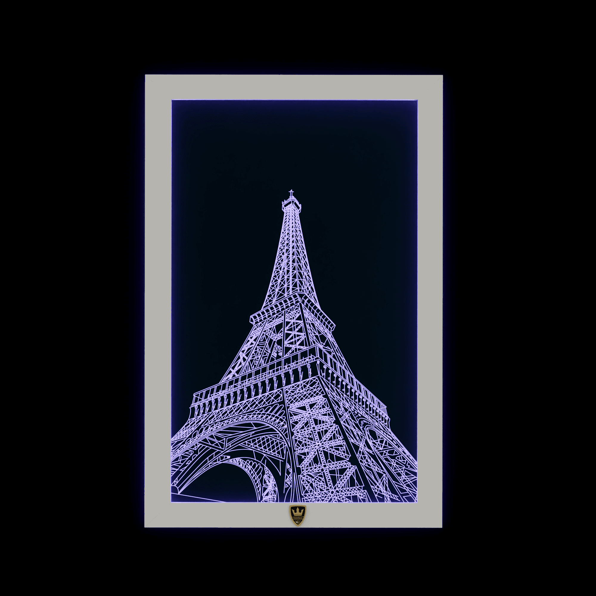 GIAVINCI: Eiffelturm Paris Wandbild – Erwecke die Magie der Stadt der Liebe zum Leben - GIAVINCI Premium Design-Lights