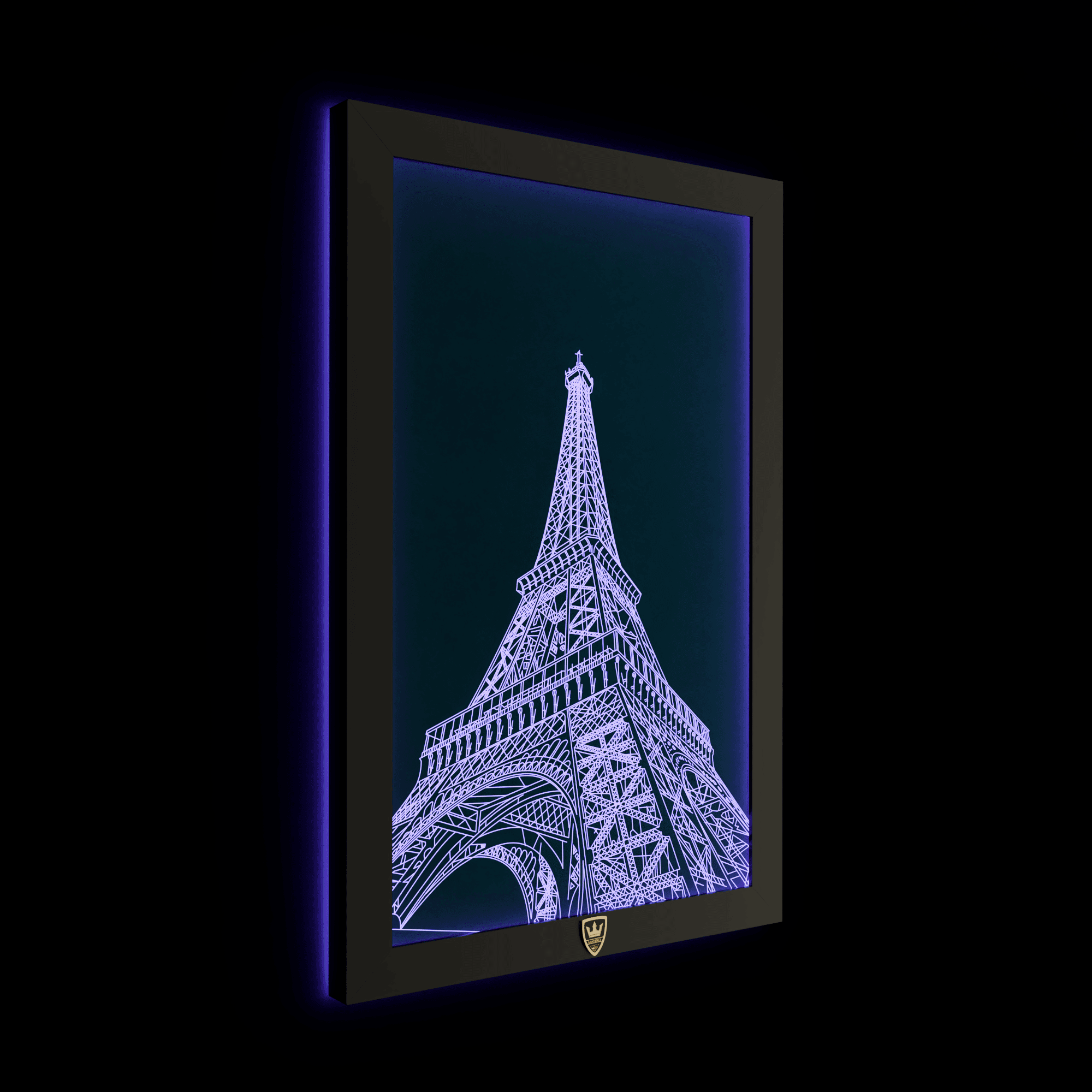 GIAVINCI: Eiffelturm Paris Wandbild – Erwecke die Magie der Stadt der Liebe zum Leben - GIAVINCI Premium Design-Lights