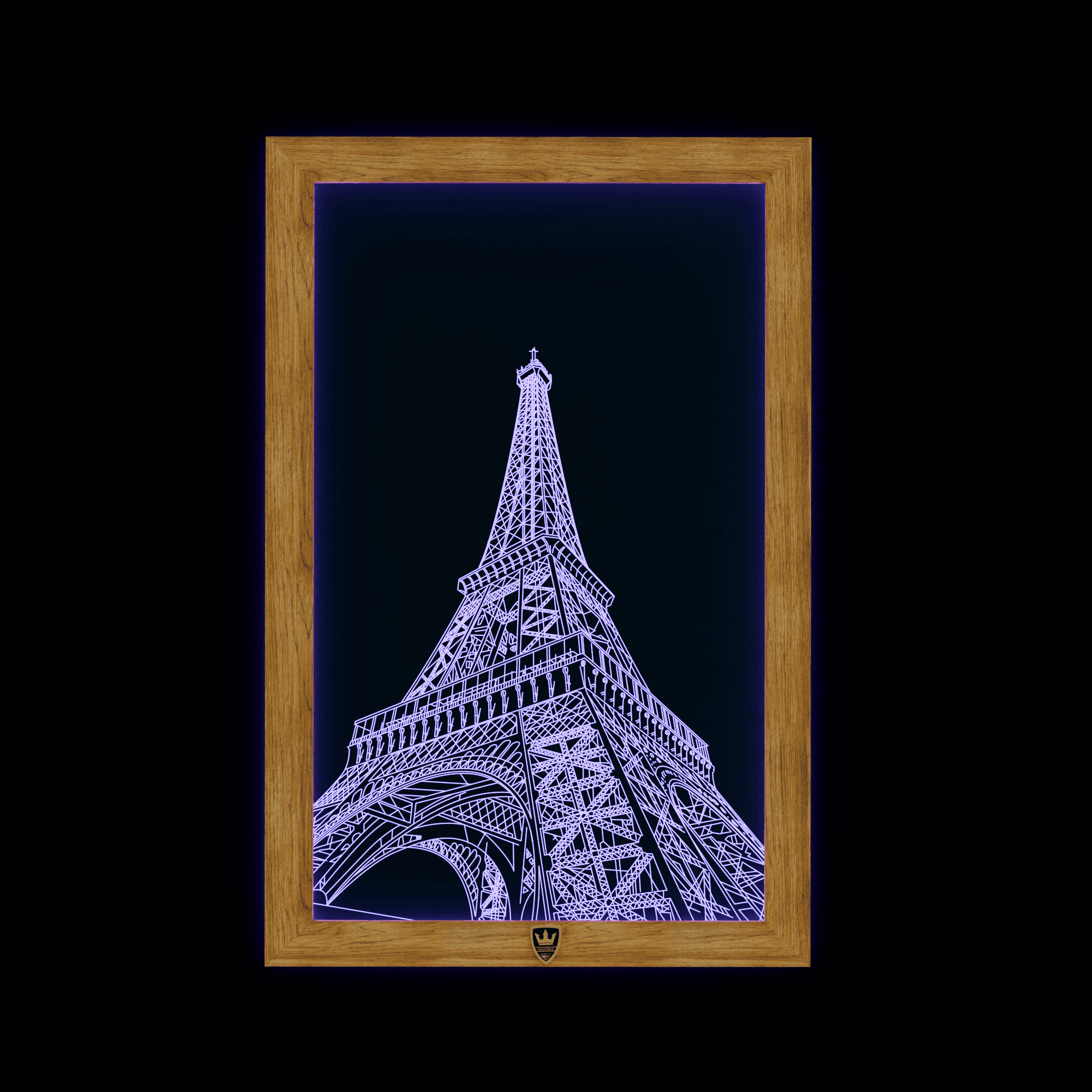 GIAVINCI: Eiffelturm Paris Wandbild – Erwecke die Magie der Stadt der Liebe zum Leben - GIAVINCI Premium Design-Lights