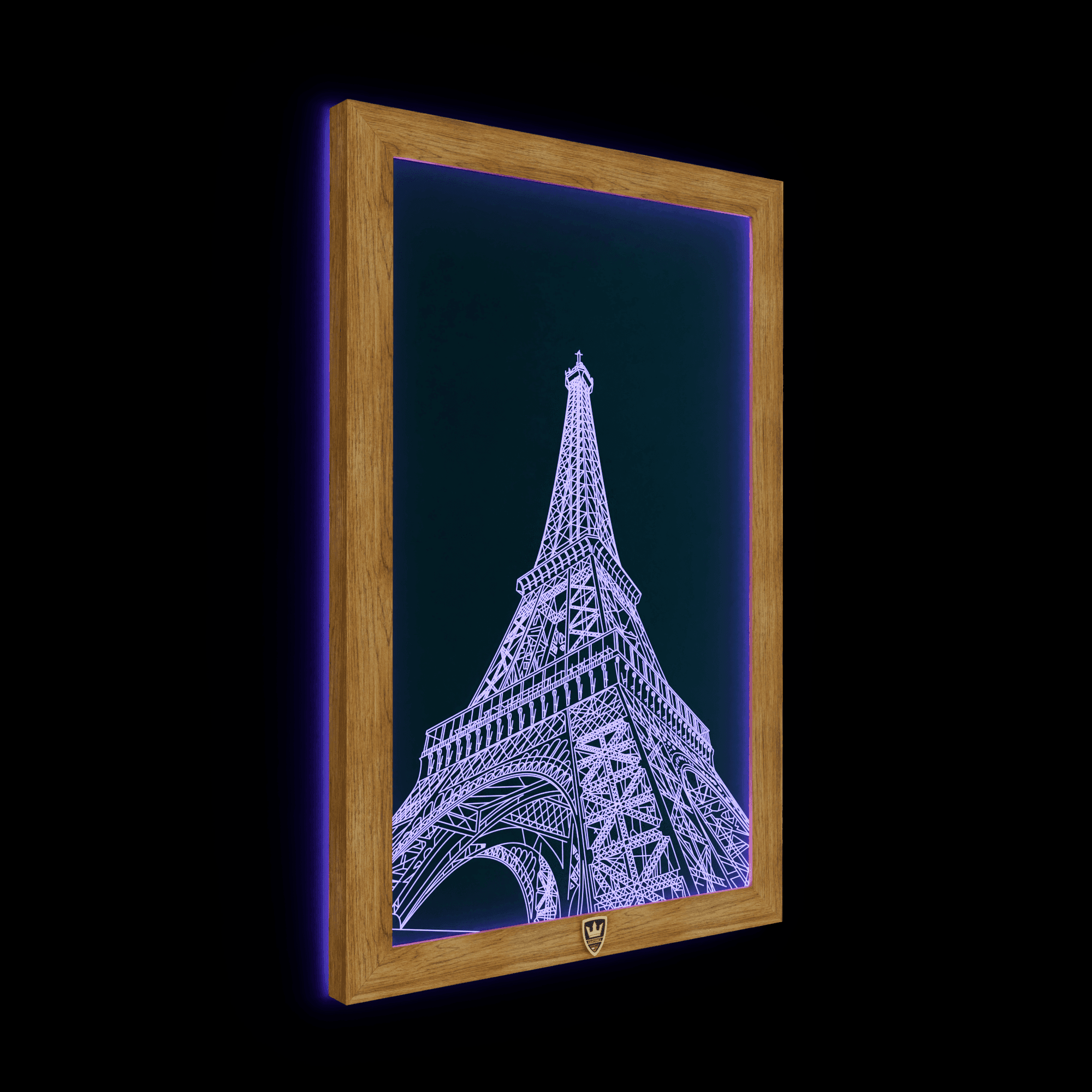 GIAVINCI: Eiffelturm Paris Wandbild – Erwecke die Magie der Stadt der Liebe zum Leben - GIAVINCI Premium Design-Lights