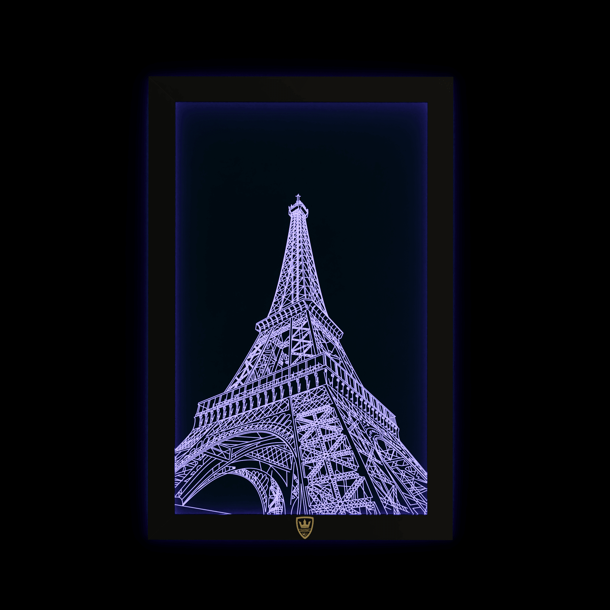 GIAVINCI: Eiffelturm Paris Wandbild – Erwecke die Magie der Stadt der Liebe zum Leben - GIAVINCI Premium Design-Lights