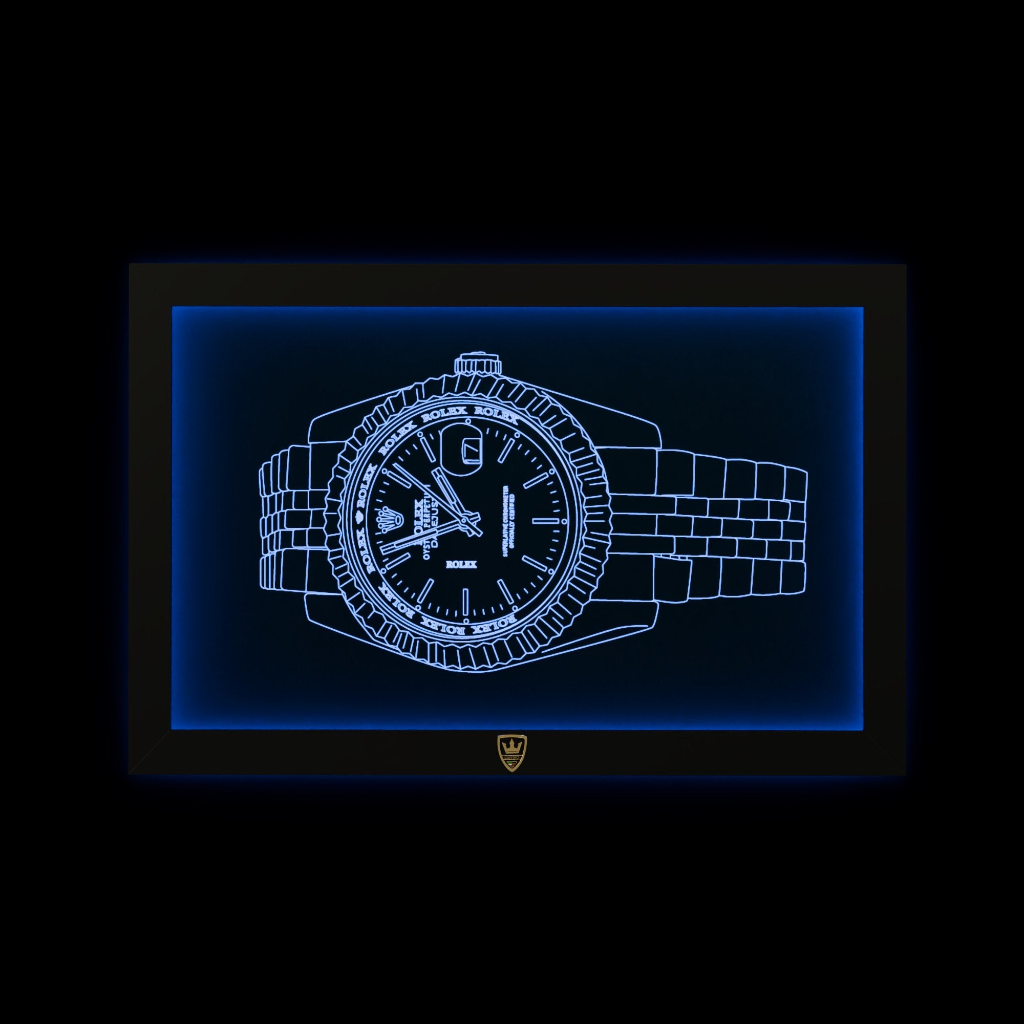 GIAVINCI: Liegende Rolex Uhr - GIAVINCI premium LED - Wandbilder