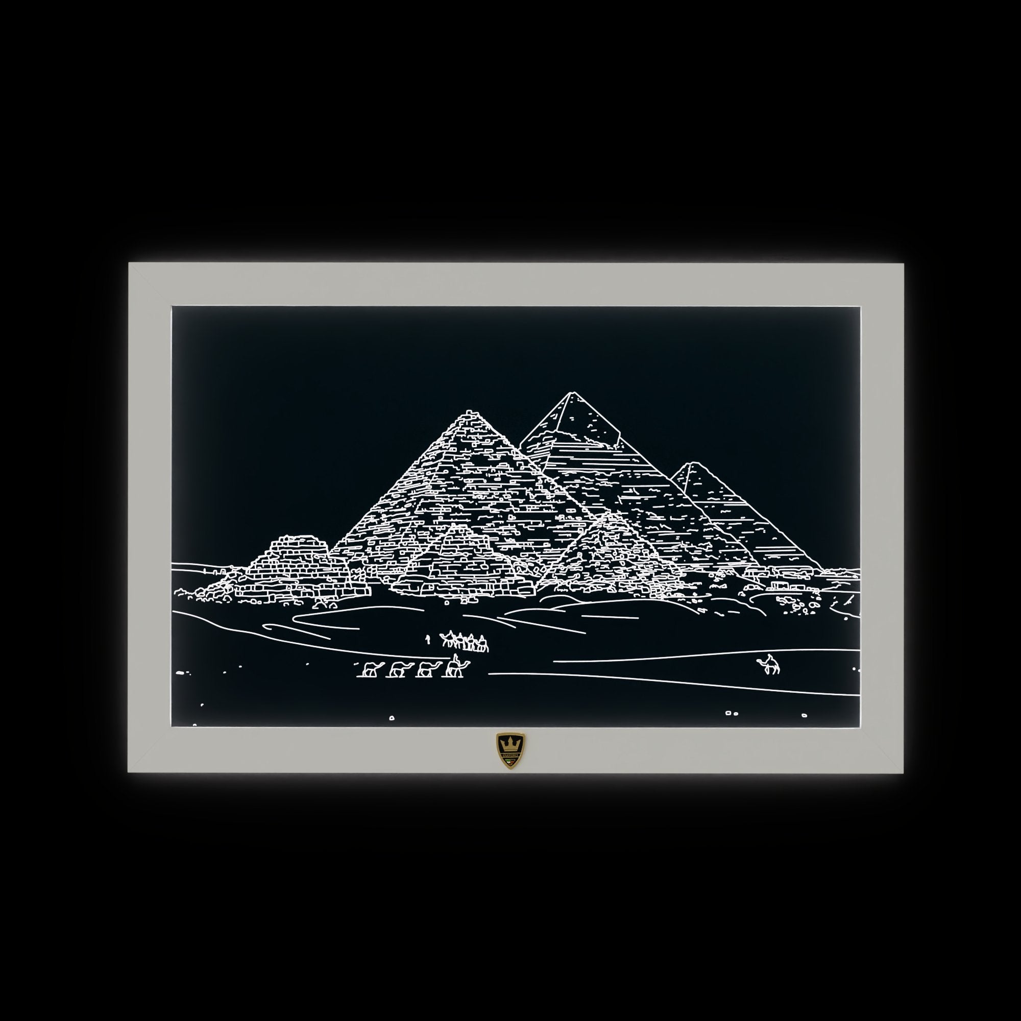 GIAVINCI: Pyramiden von Gizeh - GIAVINCI premium LED - Wandbilder