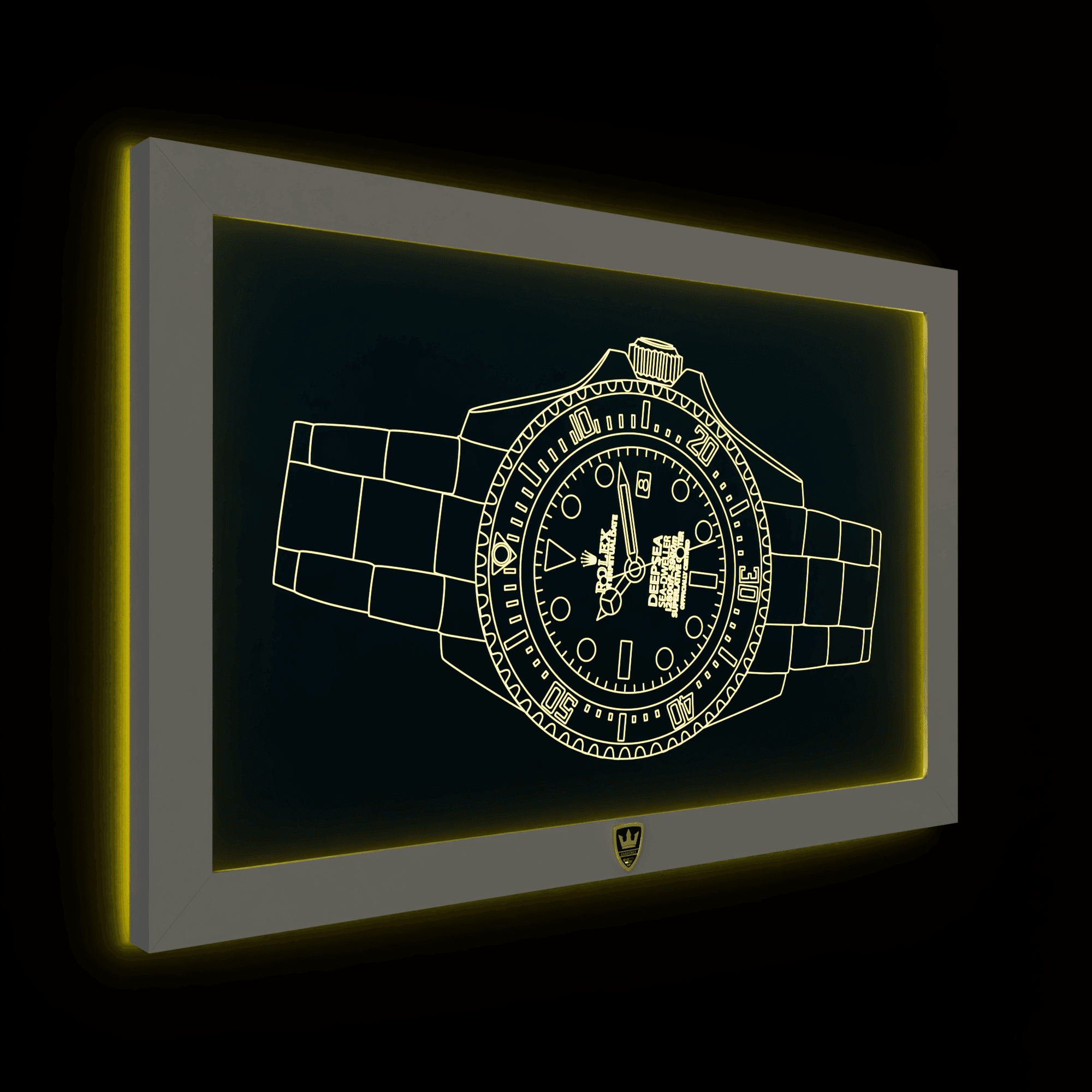 GIAVINCI: ROLEX Uhr (Modell 2) – Die zeitlose Eleganz einer ikonischen Uhr für Ihr Zuhause - GIAVINCI Premium Design-Lights