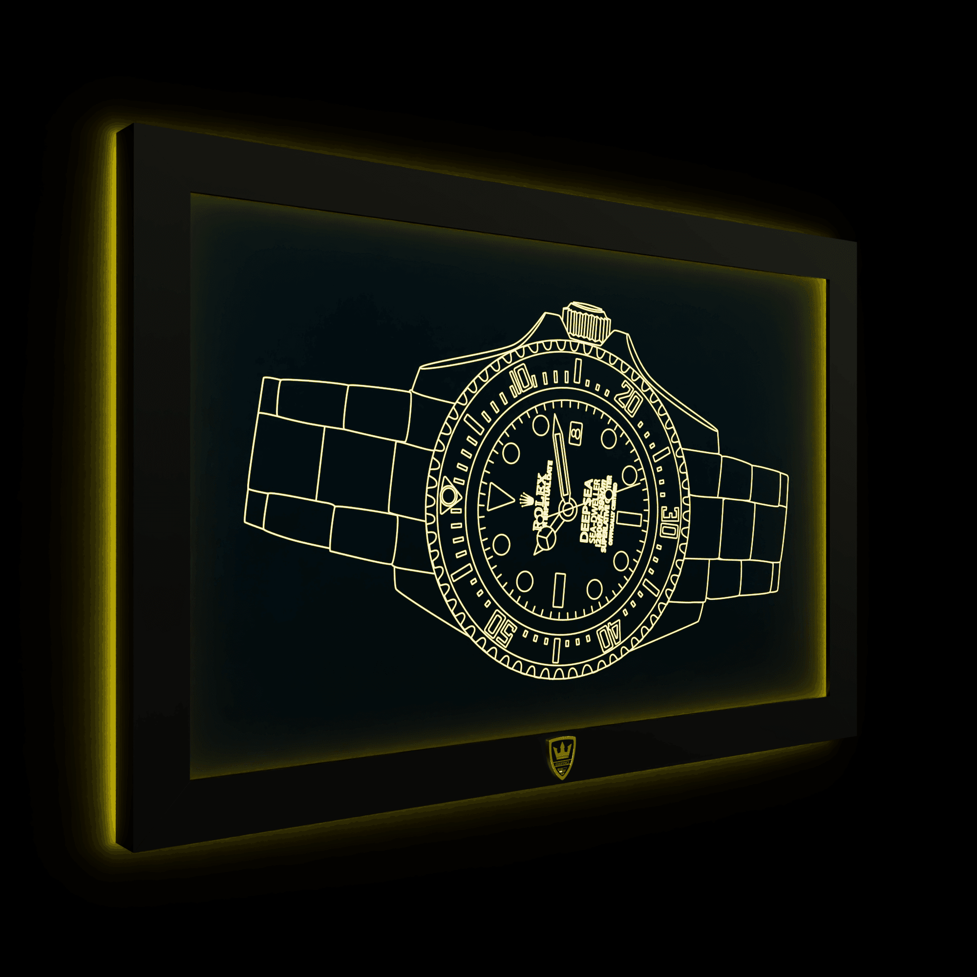 GIAVINCI: ROLEX Uhr (Modell 2) – Die zeitlose Eleganz einer ikonischen Uhr für Ihr Zuhause - GIAVINCI Premium Design-Lights