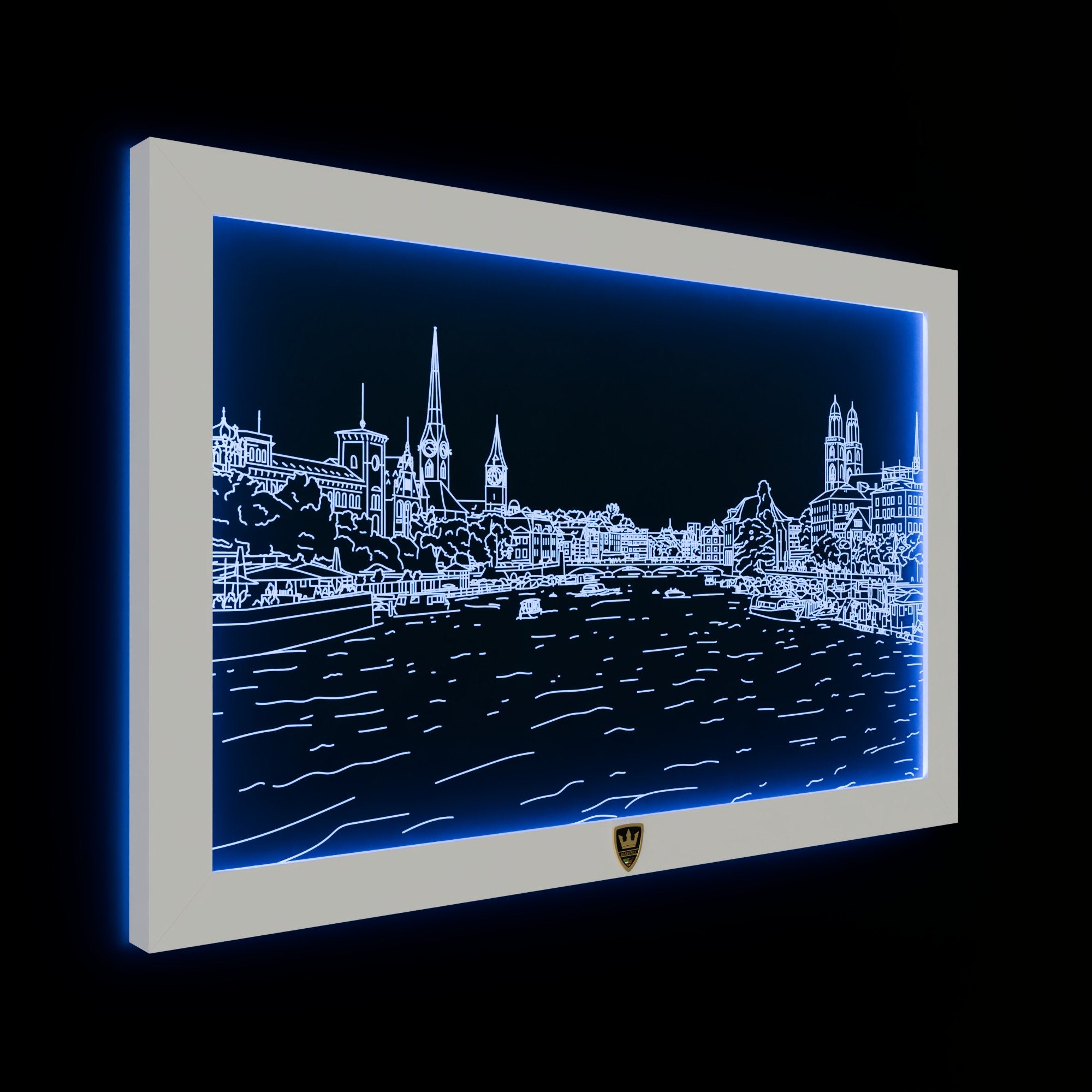 GIAVINCI: Stadt Zürich - GIAVINCI premium LED - Wandbilder