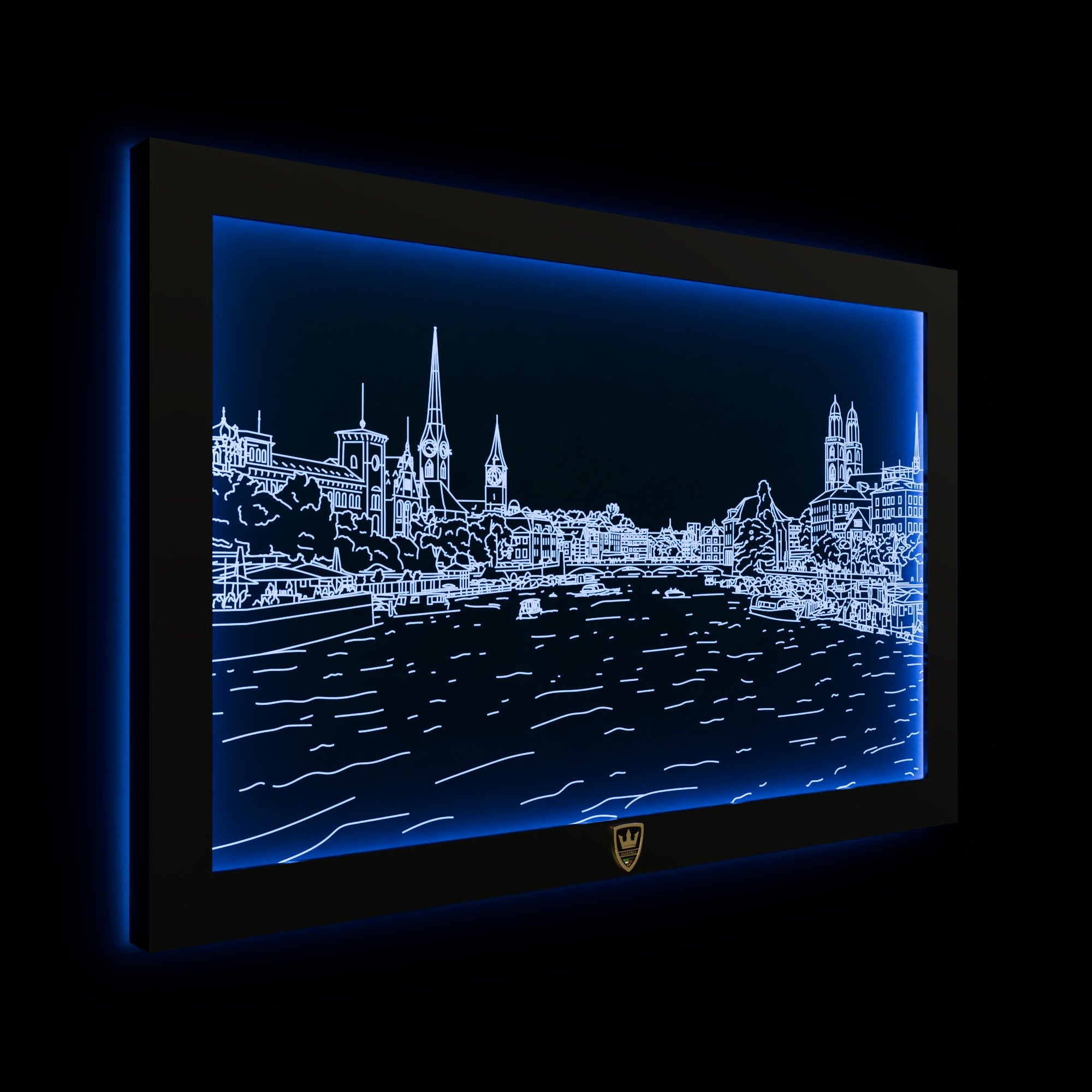 GIAVINCI: Stadt Zürich - GIAVINCI premium LED - Wandbilder