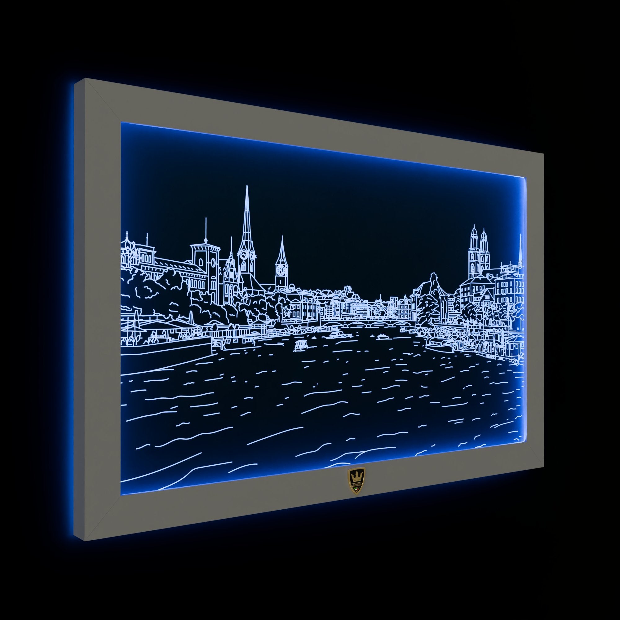 GIAVINCI: Stadt Zürich - GIAVINCI premium LED - Wandbilder